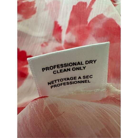 Misa Los Angeles Isella in Watermelon Blossom Floral Off the Shoulder Dress Size - Picture 6 of 6